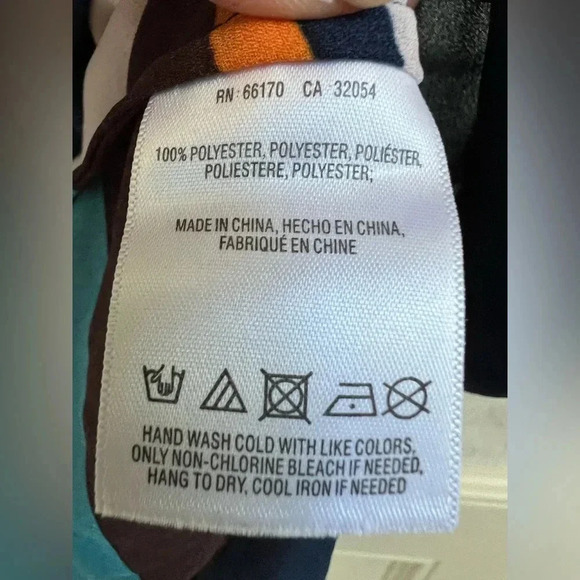 Anthropologie meadow rue blue white stripe top sleeveless mp medium petite - Picture 5 of 14